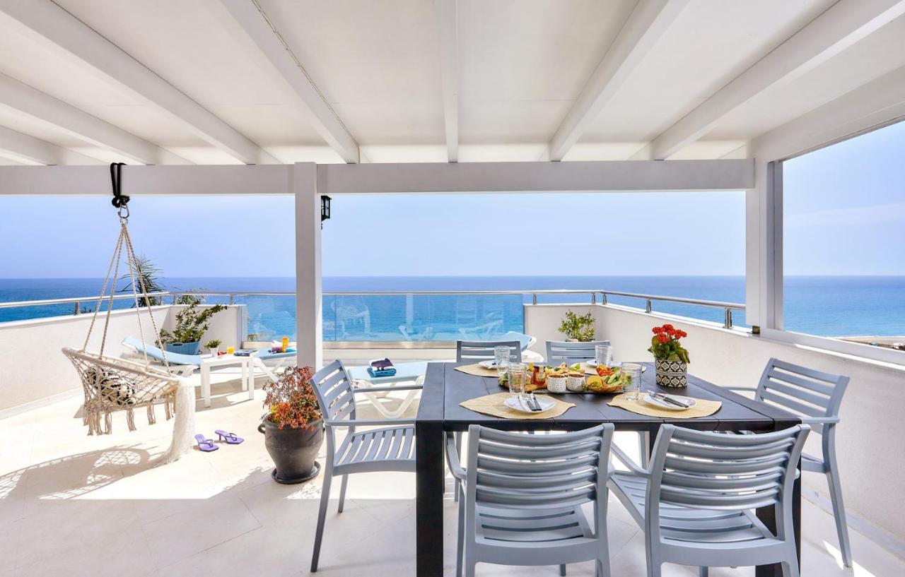 Breathtaking Sea View Flat In South Crete Apartment Keratokampos Exterior foto