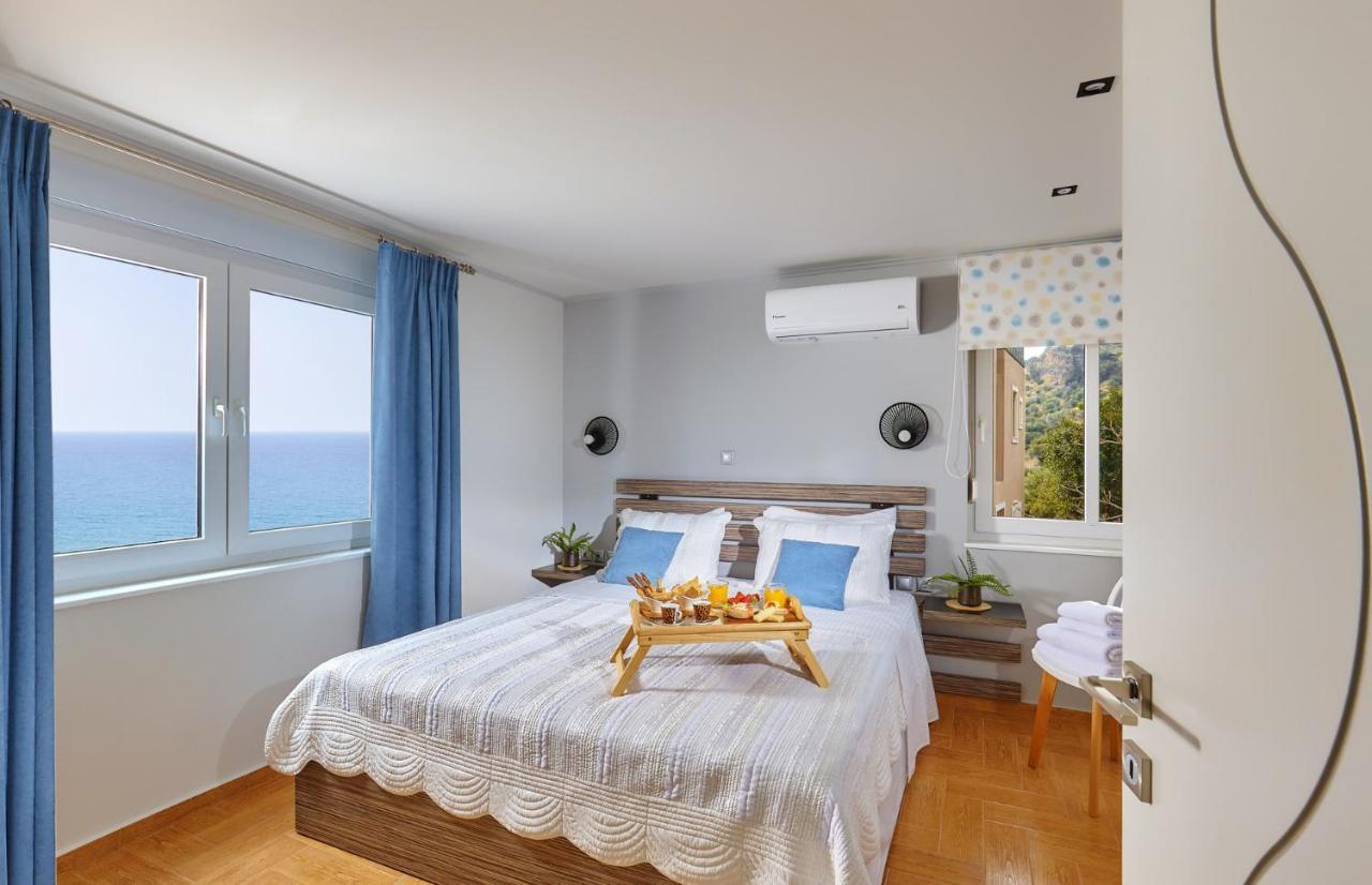 Breathtaking Sea View Flat In South Crete Apartment Keratokampos Exterior foto