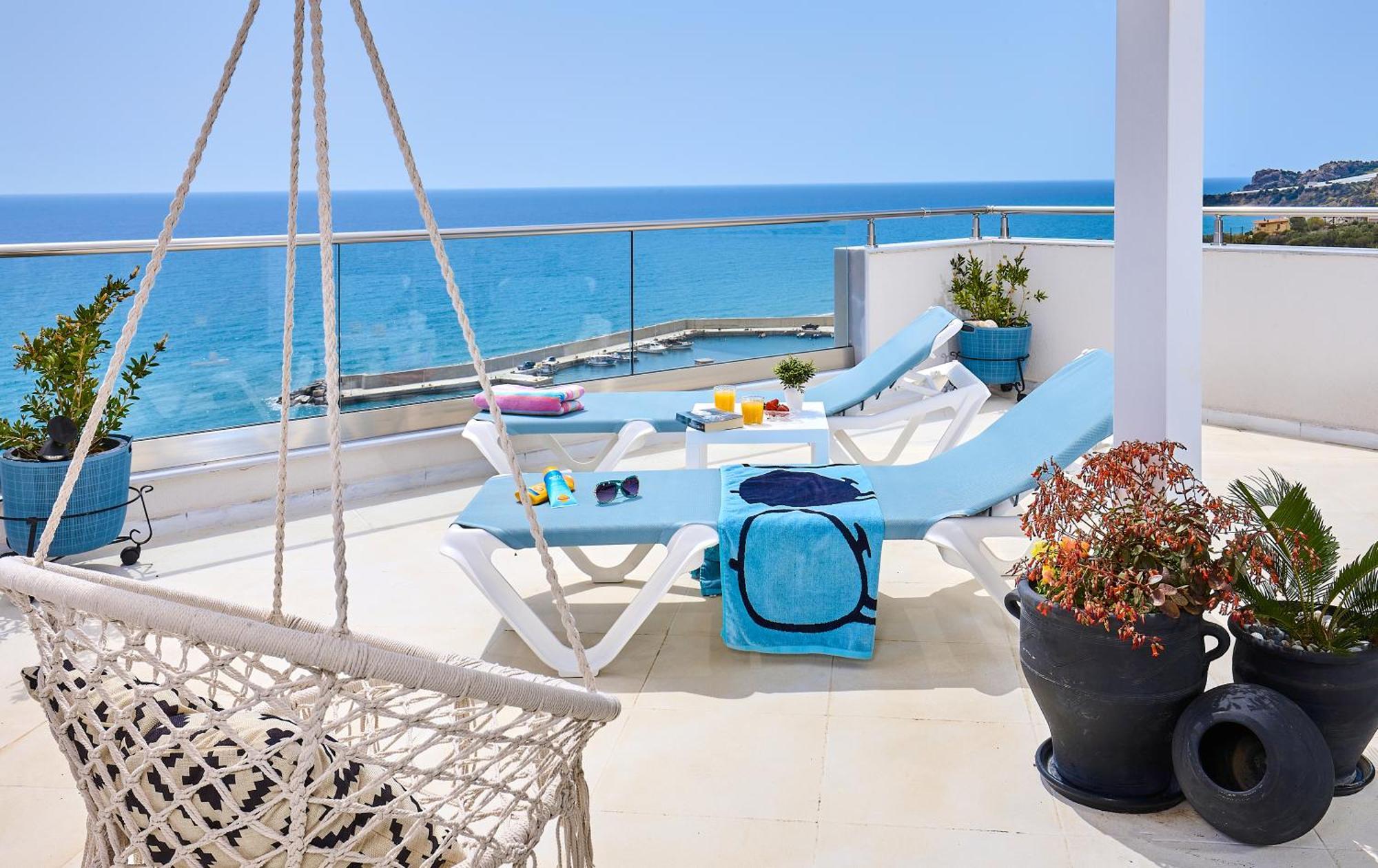 Breathtaking Sea View Flat In South Crete Apartment Keratokampos Exterior foto